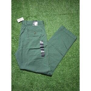 NWT J.Crew Straight-Fit Flex Chino Pant Green Men's 33x30